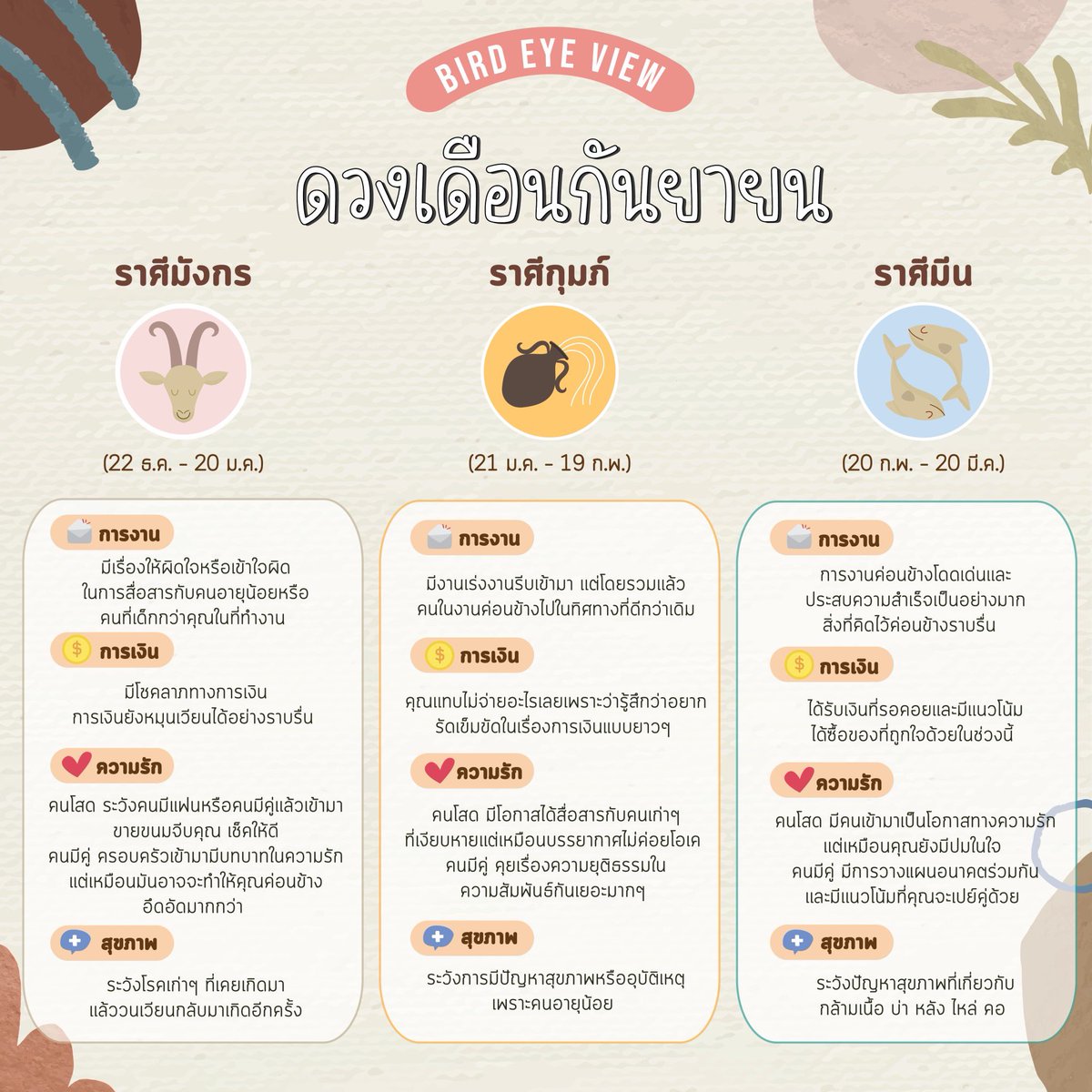 birdeyeview9's tweet photo. ดวงเดือนกันยายนค้าบผม🪐

ฝากรีเพื่อรับคำทำนายนะครับ❤️ https://t.co/zLINhHs8bi