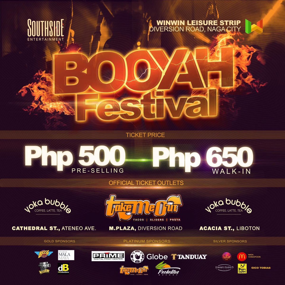 SephNaga's tweet photo. THE LONG WAIT IS FINALLY OVER! LET’S MAKE THIS YEAR’S BOOYAH COME BACK  ONE HECK OF A NIGHT!

TICKETS WILL BE OUT ON TUESDAY! BOOK YOUR TICKETS NOW FROM OUR  OFFICIAL PROMOTERS.

#BooyahFestival2022 
#WeTheSouthside 
#ReviveTheVibe https://t.co/V1QpH1WYxh