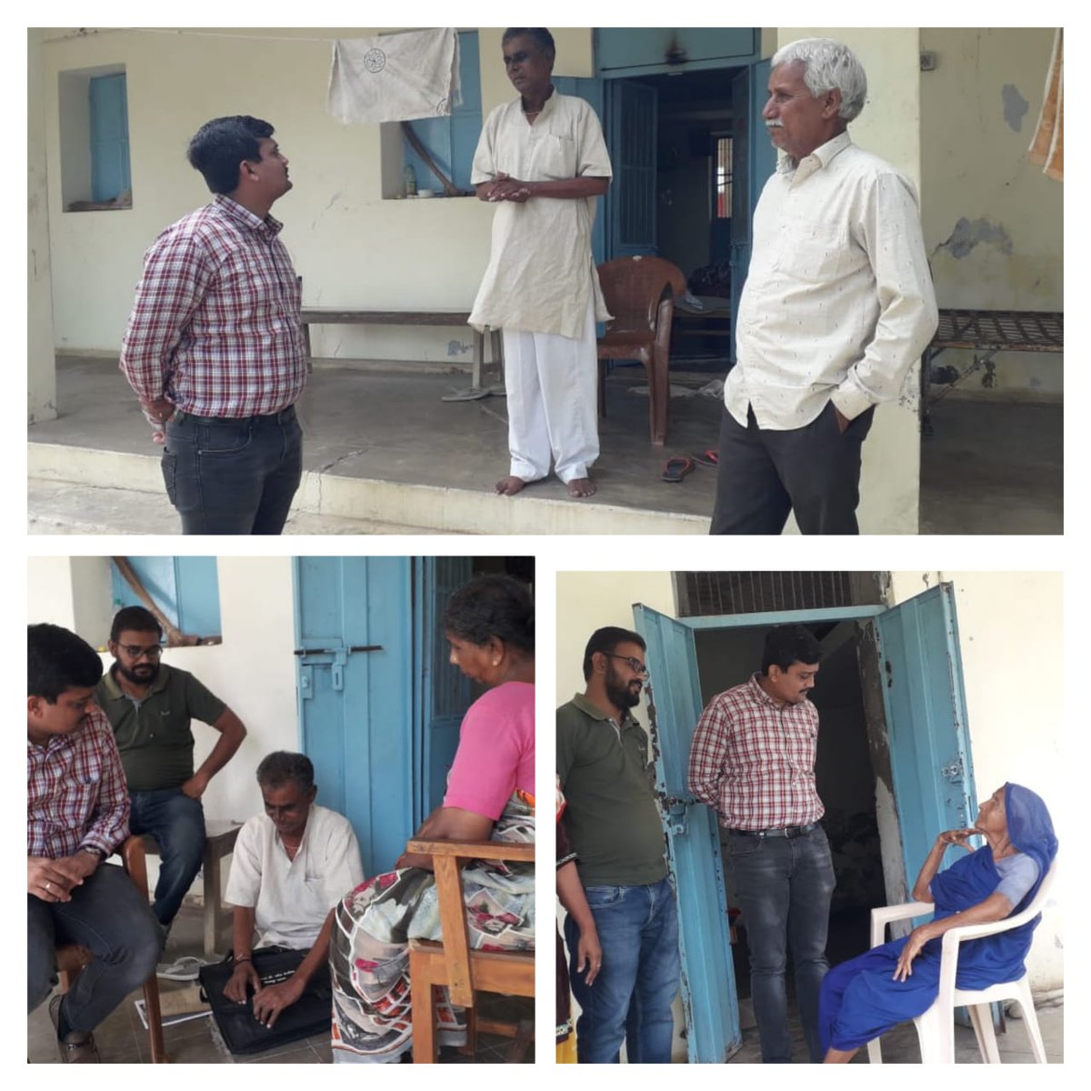 prantvisnagar's tweet photo. આજરોજ 22-વિસનગર વિધાનસભા મતવિભાગમાં વાલમ ગામે વૃદ્ધાશ્રમ મા મામલતદાર શ્રી વિસનગર દ્વારા મુલાકાત લઇ આધારકાર્ડ લીંક અને મતદાયાદી મા નામ નોંધણી માટે સમજ આપી @CEOGujarat @rkpatel_IAS @CollectorMeh @SDM_Visnagar @DyMehsana @aero22visnagar https://t.co/fjndZhWR6Z
