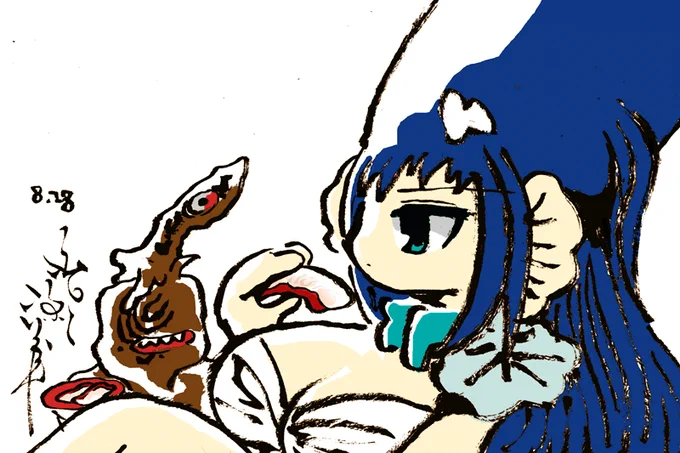 #毎日造物大女王さま おさしみ 