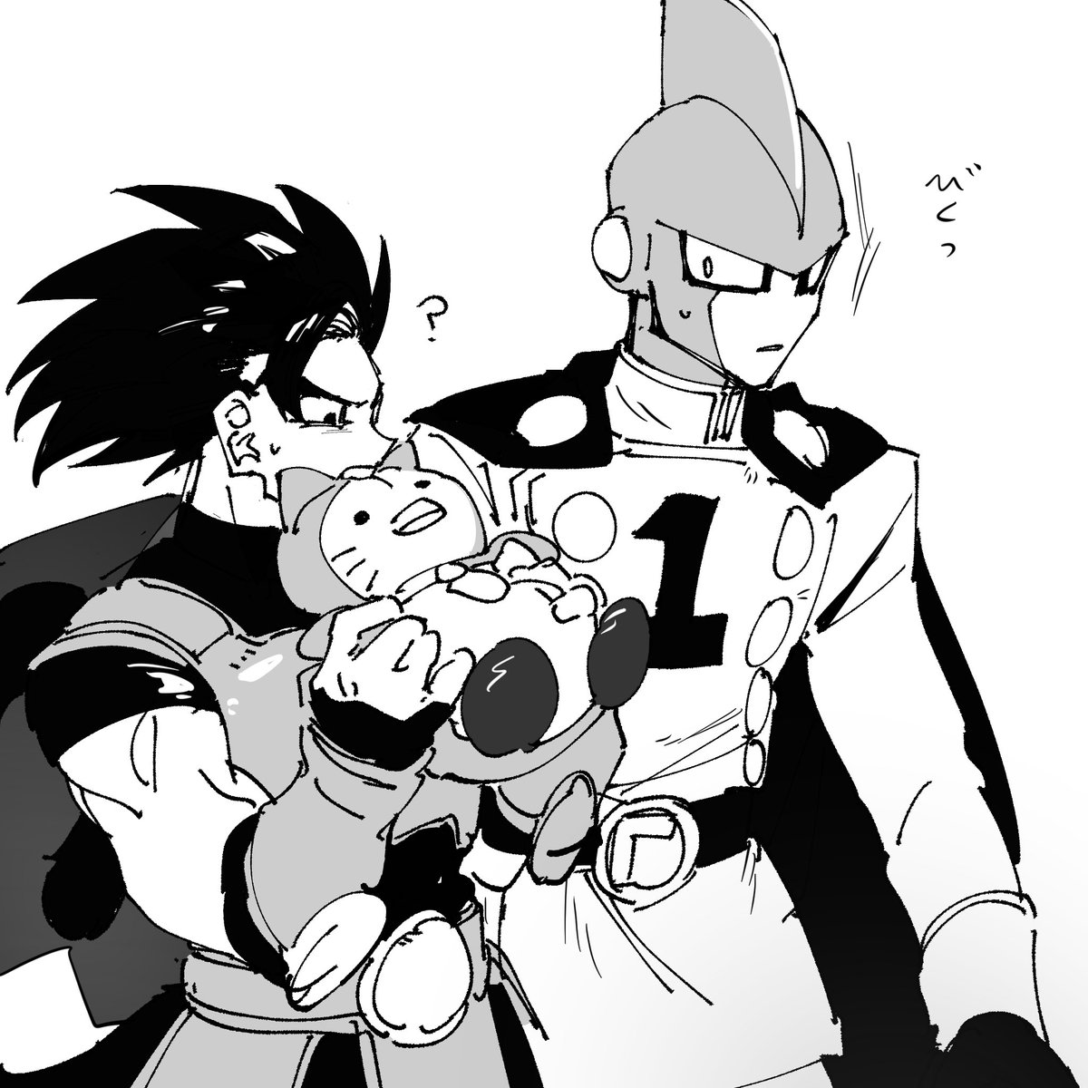 1号とシャロット相性良さそう落書き 