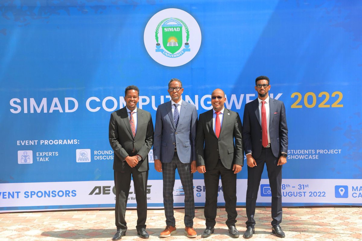 Husein_osman1's tweet photo. SIMAD University Computing Week
#ComputingWeek
#SimadUniversity @SIMADUniversity @HaajiAddow https://t.co/ahjE8UfITO