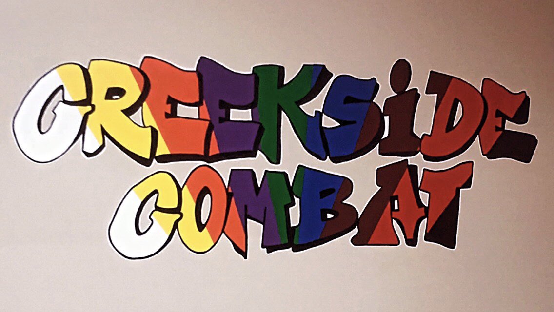 JeremyElliottNF's tweet photo. Starting Sunday off sharing this 🤩
•
Last night #letourneauart finished our #creeksidecombat
•
Turned out absolutely beautiful
•
Love the colours of the belt order 🤙
#graffiti #art #painting #martialarts #journey #whitebelt #menatality #blackbelt #attitude #united #chippawa https://t.co/eOb5PY5SD1