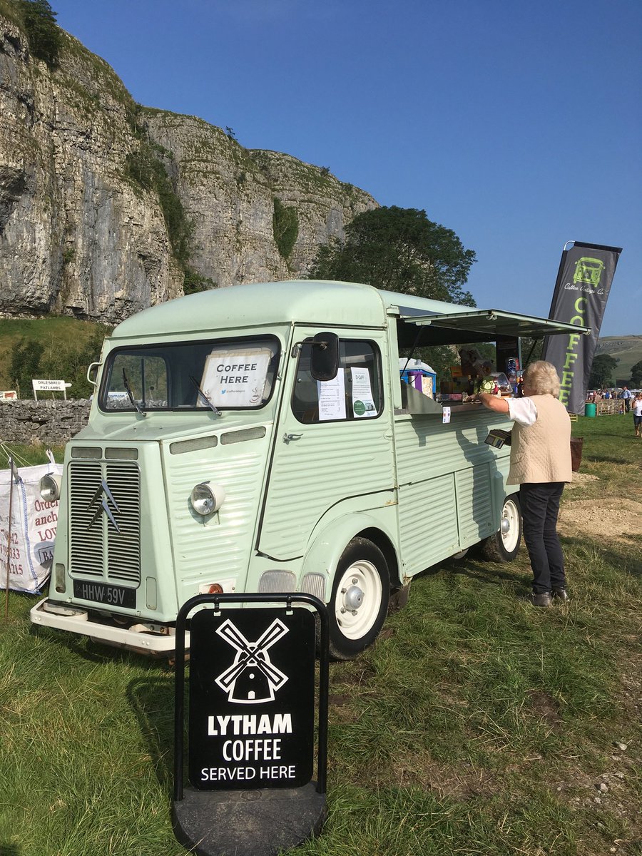 CoffeeVintageCo's tweet photo. So looking forward to Tuesday @KilnseyShow come and enjoy a @LythamCoffeeCo latte in amongst the sheep pens #kilnsey #northyorkshire #upperwharfedale #coffee #lythamcoffee https://t.co/3iorYxkO33