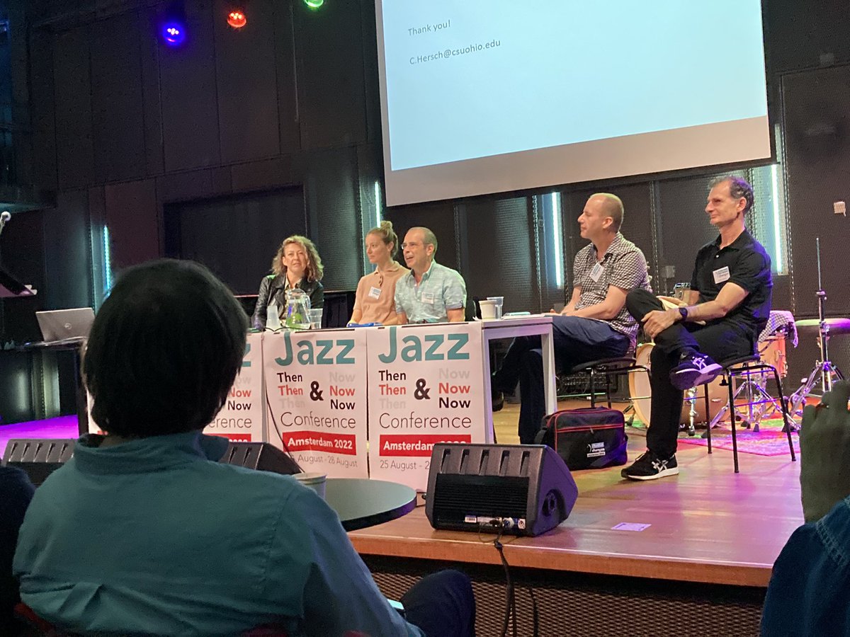 profofpop's tweet photo. Wash-up at #rhythmchanges with the conference committee. https://t.co/CtlRbdaND5