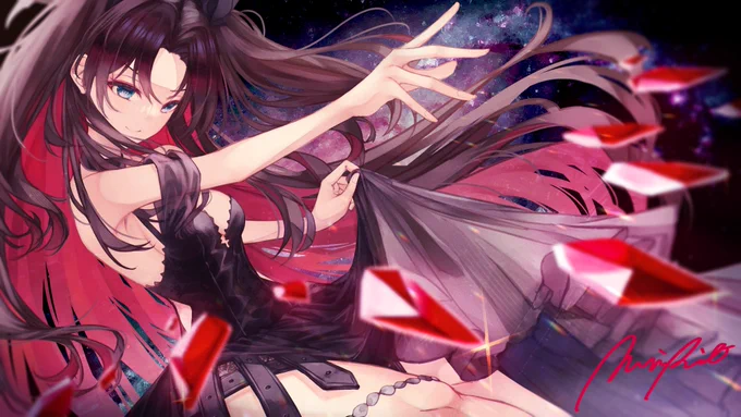 クライアント様より掲載許可いただけましたので!Skeb依頼にてFateから遠坂凛ちゃん描きました!ご依頼いただきありがとうございました!※イラストはご依頼主様のみご利用可能です 