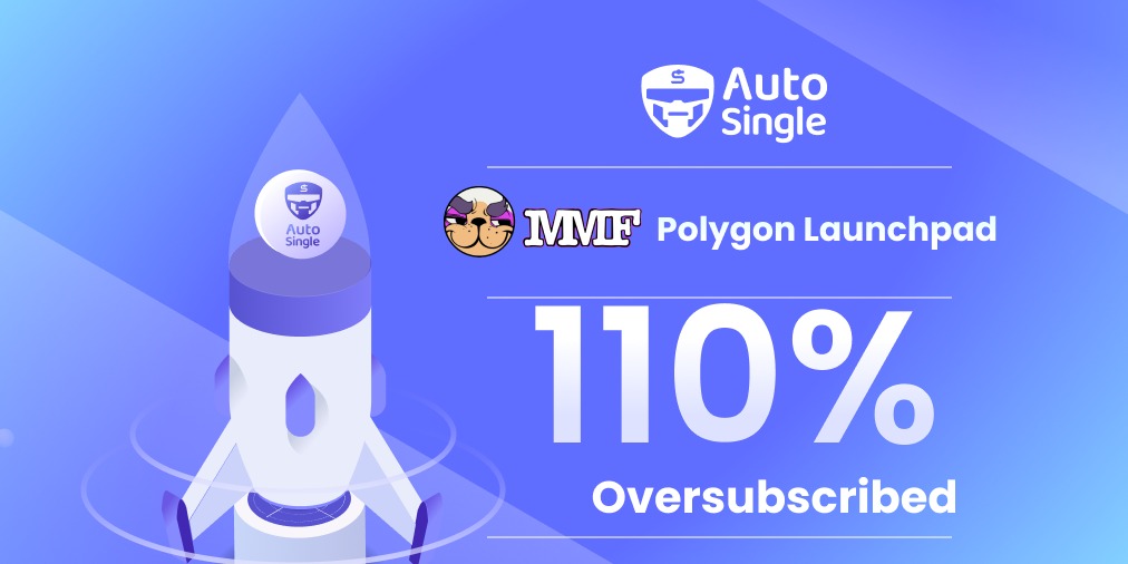 single_finance's tweet photo. 110% oversubscribed 🔥🔥🔥🔥 $AutoS 
 @MMFcrypto 

Last chance for those who havent join our party !!

https://t.co/uiCs3eFNLX

#ico #ido #MMFinance #single_finance https://t.co/1E054rfVXZ