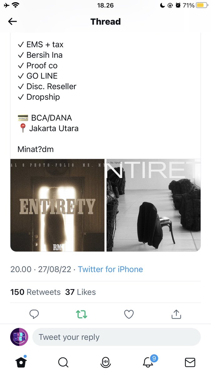 borarich's tweet photo. @jajanbighit Done min 🙏 https://t.co/KodLDscQ4g