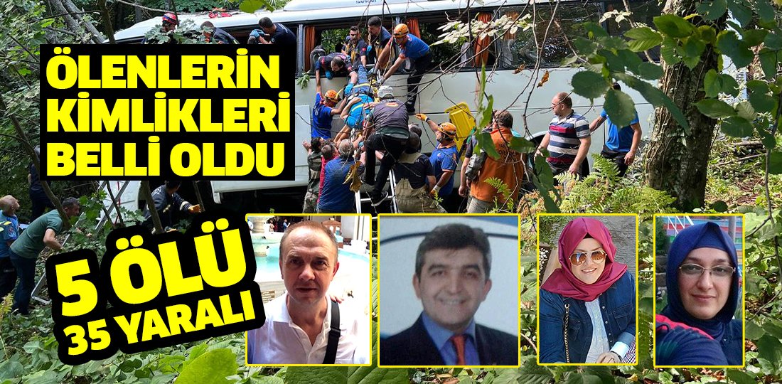 Otobüs kazasında ölenlerin kimlikleri belli oldu
 buff.ly/3KoAP6d