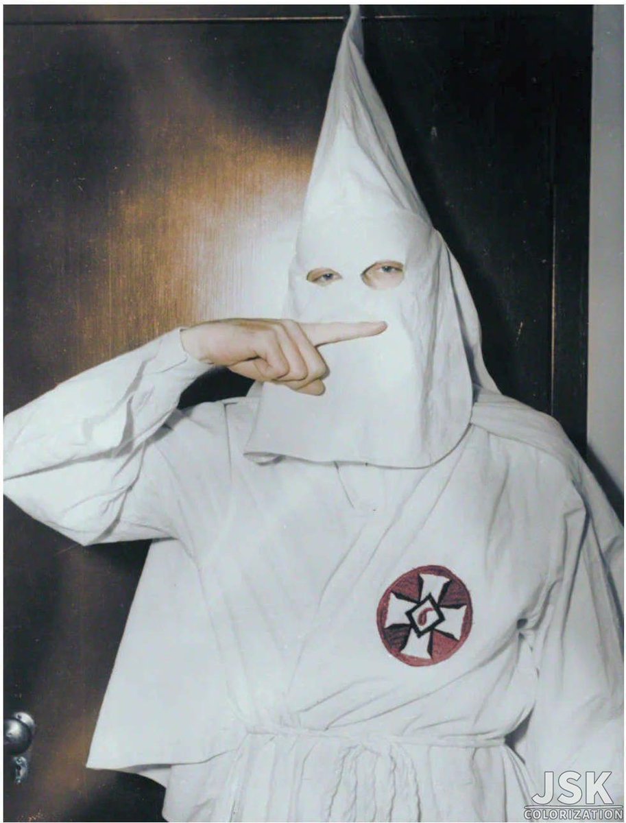 Stetson Kennedy an activist who infiltrated the Ku Klux Klan poses in KKK garb in 1947. He was giving its secrets to the outside world, including the Georgia Bureau of Investigation, the Anti-Defamation League and Drew Pearson, a columnist for... From https://t.co/2WSIIQupyS https://t.co/Ak6IODi4SF