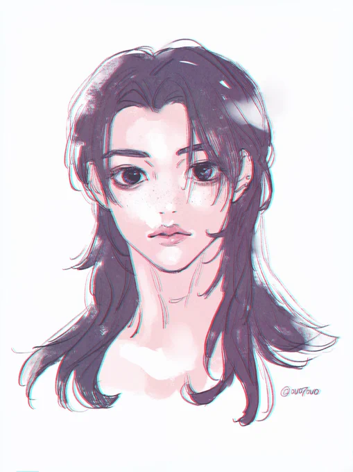 I want to see long black hair… 