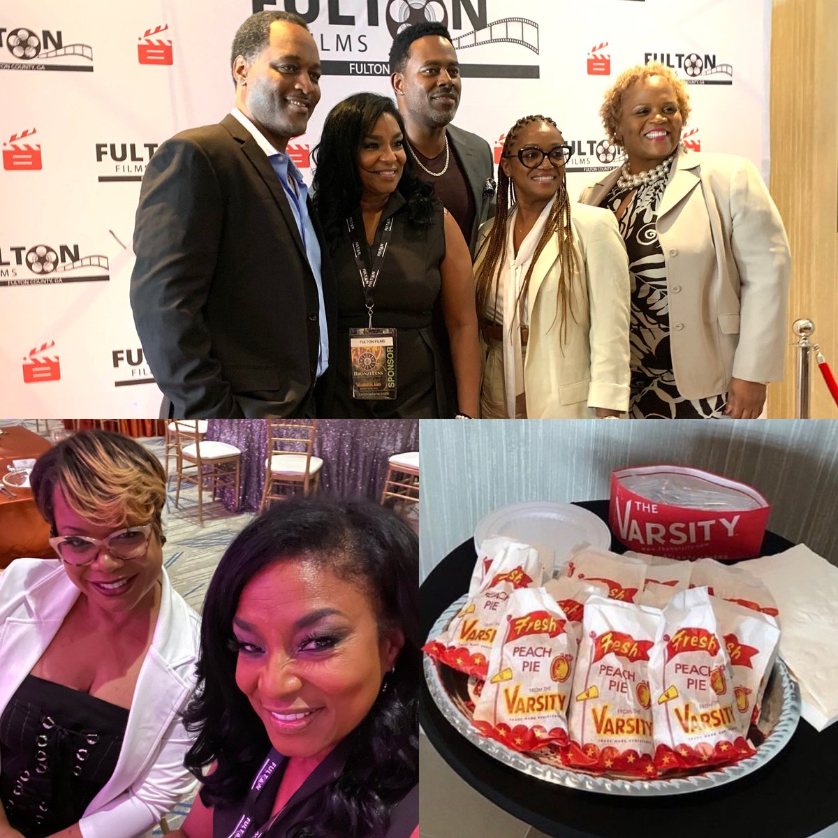 Shaunya_Chavis's tweet photo. Amazing Star ⭐️ Studded Day &amp; Night at @BronzeLens 🎬🎥 From the @Fulton_Films Panel w/@LammanRucker &amp; #JavonJohnson to the Women’s Super Star Honors, it was a wonderful experience. Our “Productions in the Heart of the Peach”Panel was a Huge Success 🎉❤️🍑 https://t.co/lPk4ScAjg7