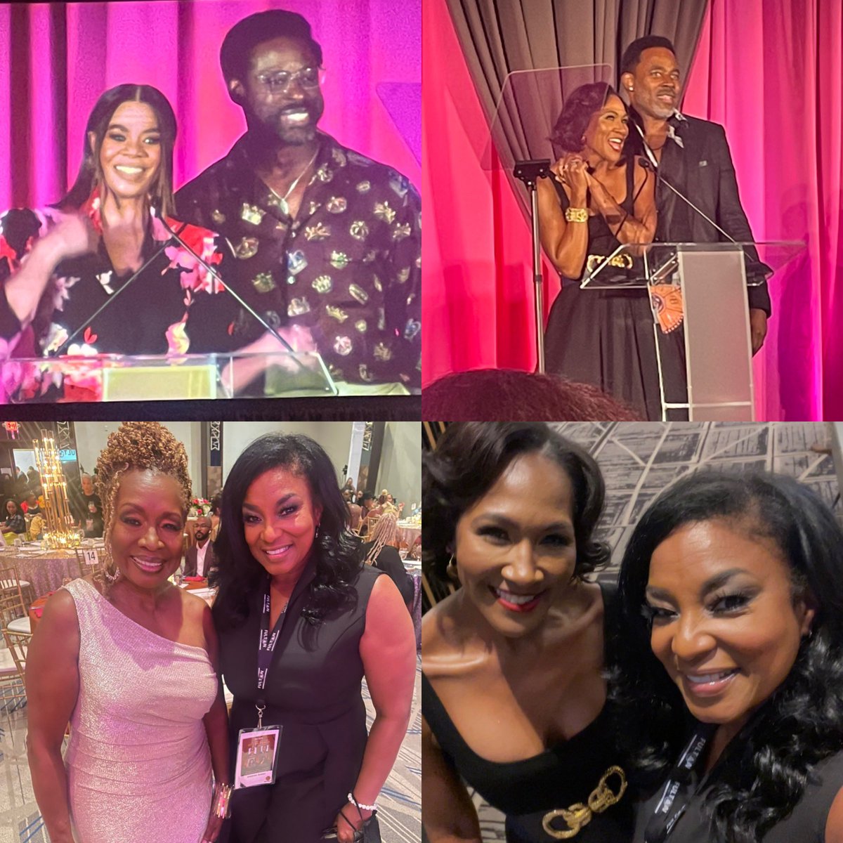 Shaunya_Chavis's tweet photo. Amazing Star ⭐️ Studded Day &amp; Night at @BronzeLens 🎬🎥 From the @Fulton_Films Panel w/@LammanRucker &amp; #JavonJohnson to the Women’s Super Star Honors, it was a wonderful experience. Our “Productions in the Heart of the Peach”Panel was a Huge Success 🎉❤️🍑 https://t.co/lPk4ScAjg7