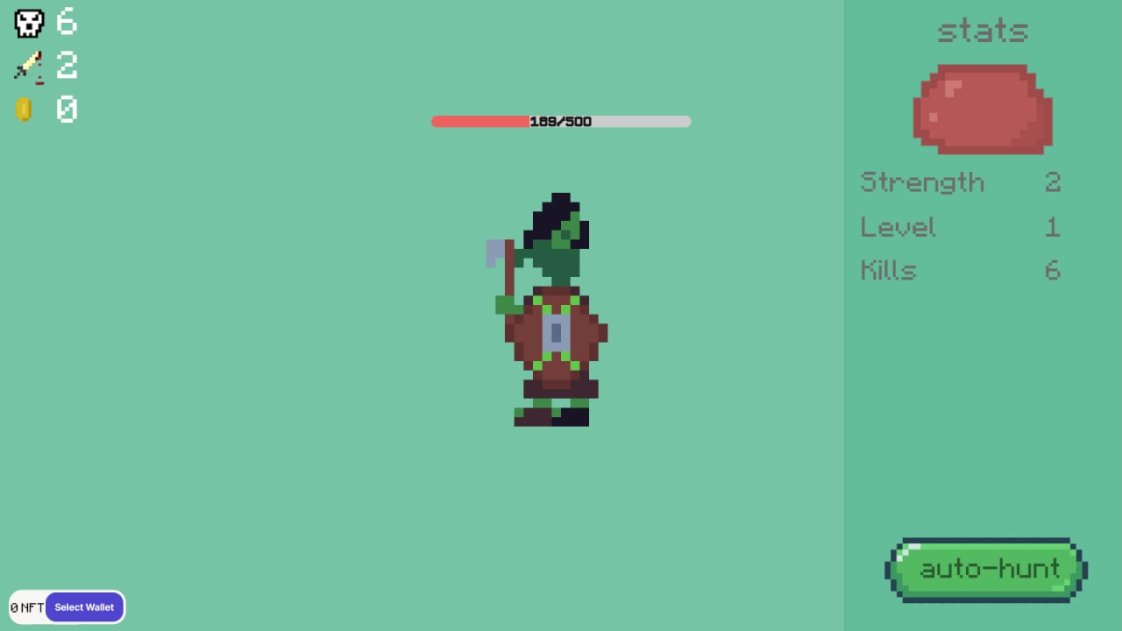 FantasySlimeNFT's tweet photo. we started developing the game, so far it's mostly visual, but some features are already working🦠 https://t.co/7Yo8J50qka