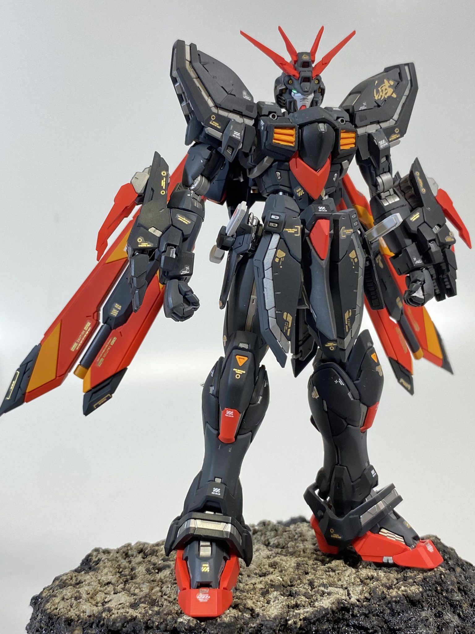 完成品 ガンプラ RG ゴッドガンダムSpec2 さちヲマスク on X: 