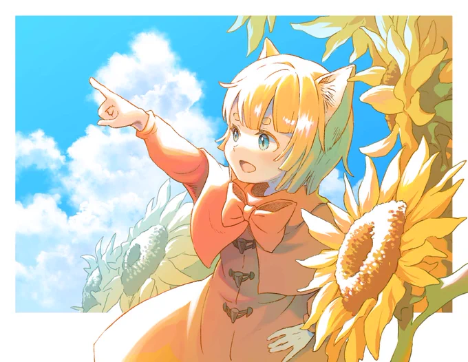 #8月の終わりにあなたの作品見せてください今年の夏に描いたものたち(※4枚目は版権絵) 