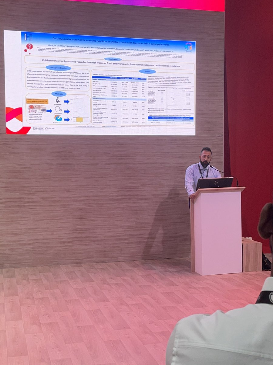 Are 👧👦🏻 conceived by assisted reproductive therapy 💉 at a ❤️-nervous system disadvantage in the future compared to naturally conceived children? According to the talented <a href="/IkramMizrak/">Ikram Mizrak</a> 👨🏻‍🏫, this is fortunately NOT the case 🙏🏻🤓 #esccongress2022 #copcard
