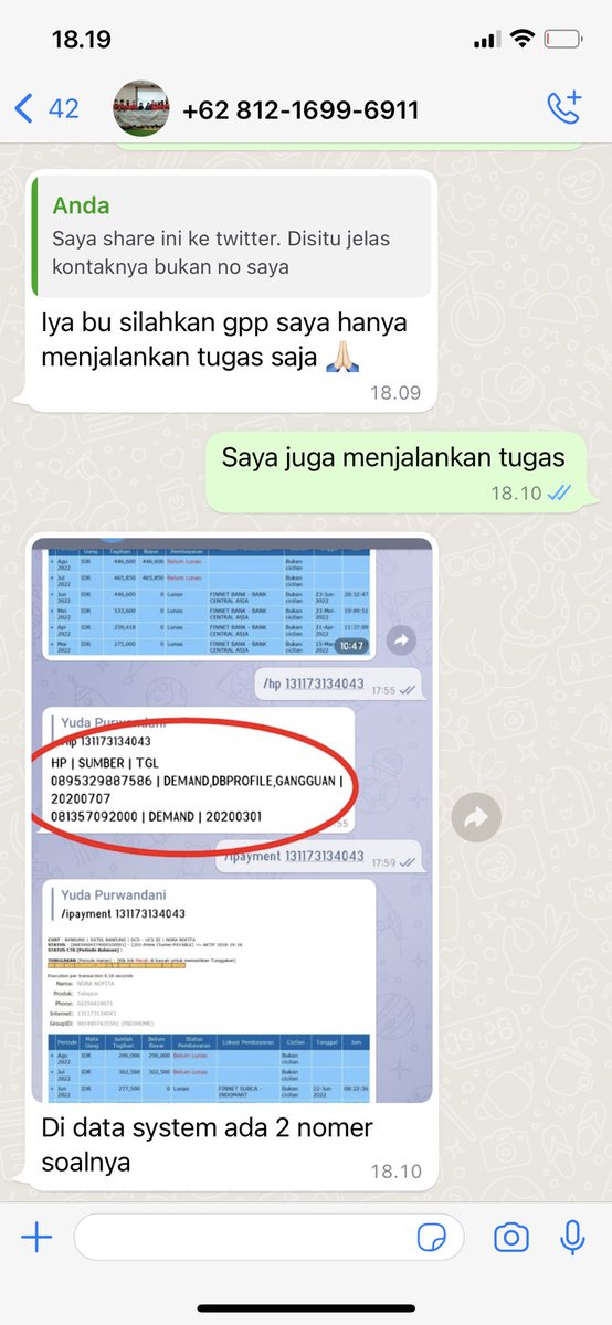 vik_ww's tweet photo. Ini sebenarnya yg lebih penting saya menghapus twitan saya ataukah data saya yang dicatut oleh @TelkomCare @IndiHomeCare @IndiHome itu dihapus dengan atas nama orang yaitu Nora Nofita. https://t.co/m27w4ThmzW