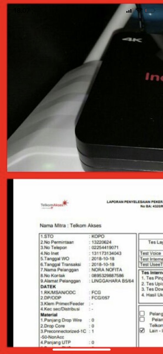 vik_ww's tweet photo. Ini sebenarnya yg lebih penting saya menghapus twitan saya ataukah data saya yang dicatut oleh @TelkomCare @IndiHomeCare @IndiHome itu dihapus dengan atas nama orang yaitu Nora Nofita. https://t.co/m27w4ThmzW
