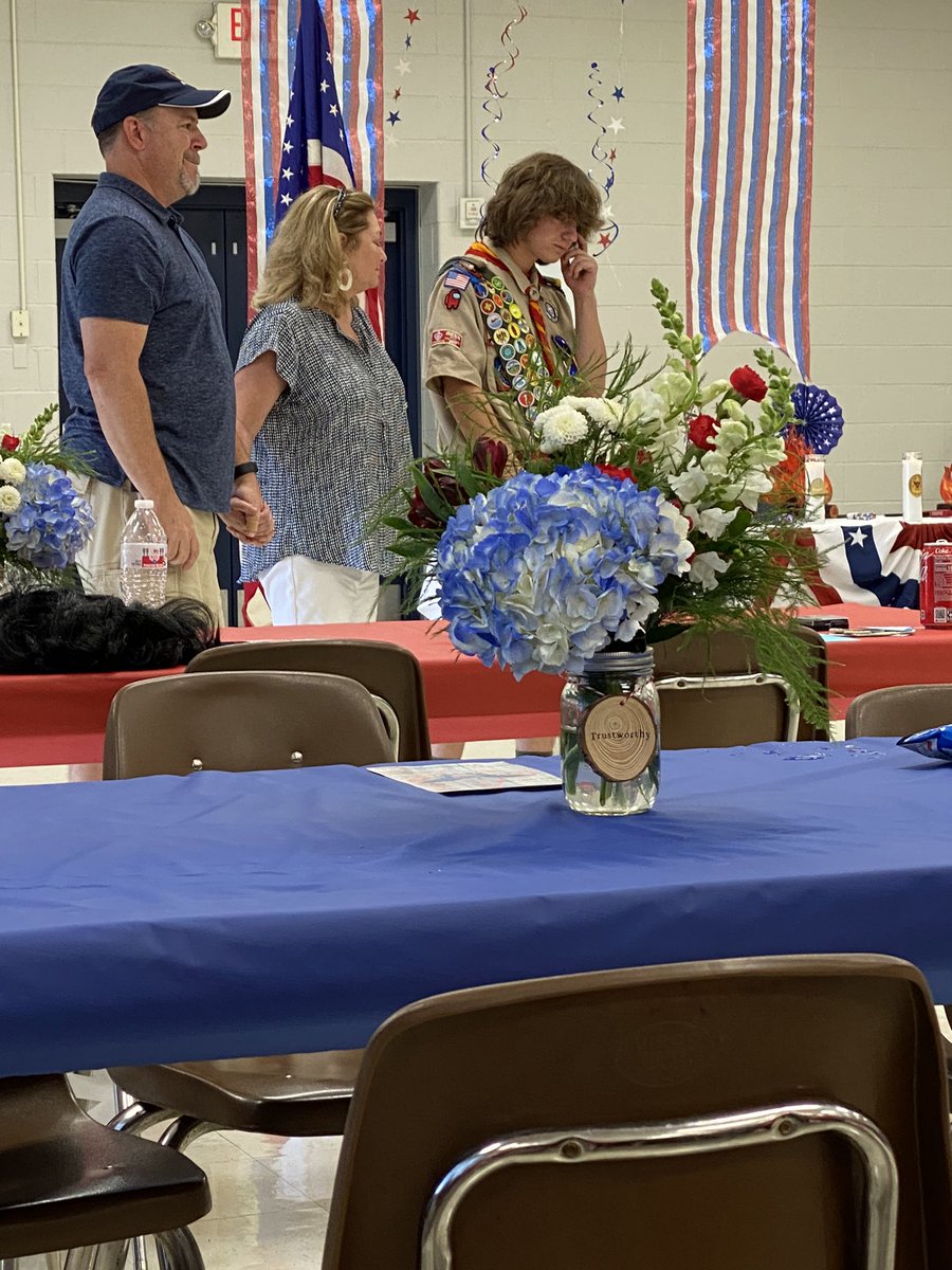 So proud of these Scouts who earned their Eagle Scout rank. All 4 boys started their scouting experience <a href="/CloughPikeElem/">Clough Pike</a>