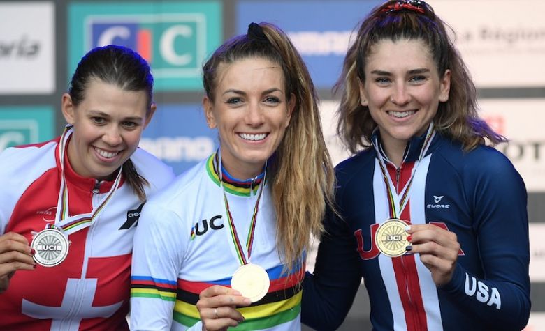 EtienneGoursaud's tweet photo. Pauline Ferrand-Prévot - Palmarès d'exception

Monde VTT 🥇🥇🥇🥇
Monde route 🥇
Monde cyclo 🥇
Monde short-track 🥇
Monde relais mixte vtt 🥇🥇🥇
Monde vtt marathon 🥇🥇
Europe VTT 🥇🥇
Flèche Wallonne
1 étape du Giro
6 manche de coupe du monde VTT

@FERRANDPREVOT 

#LesGets2022 https://t.co/6oyR2S2LiJ