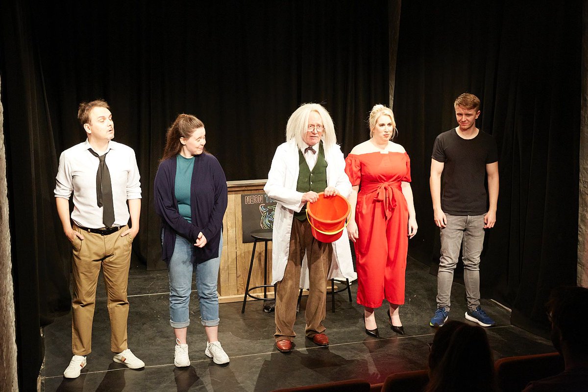 ProductionsLib's tweet image. Tonight is our CLOSING NIGHT!! Your LAST chance to see Animal Form! Join The Professor, Jay, Joey, Kitty &amp;amp; Robyn on their final night out...before being let loose on the streets of Manchester again! 😉 🐿️🦉🐐🐕🐗🐙@ParadiseGreenUK 
Paradise In The Vaults, Venue 29, 28 Aug ONLY!