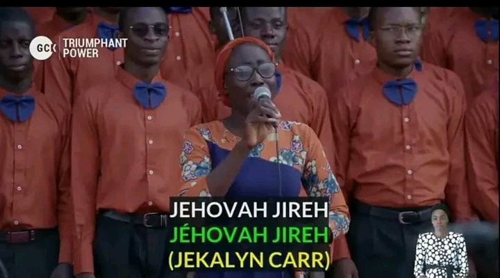 AkureDclm's tweet photo. "JEHOVAH JIREH"
Performed by DLBC CAMPUS &amp; YOUNG ADULT CHOIR for Day 4 (Sunday Worship Service) of Triumphant Power Global Crusade live from Ondo, Ondo State (28 08 2022)

#AlphaLocationChoir
#TriumphantPowerinOndo
#KumuyiliveinOndo
#globalcrusadewithpastorkumuyi
#GCK https://t.co/QuzWnn923Y