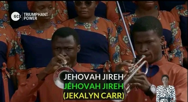 AkureDclm's tweet photo. "JEHOVAH JIREH"
Performed by DLBC CAMPUS &amp; YOUNG ADULT CHOIR for Day 4 (Sunday Worship Service) of Triumphant Power Global Crusade live from Ondo, Ondo State (28 08 2022)

#AlphaLocationChoir
#TriumphantPowerinOndo
#KumuyiliveinOndo
#globalcrusadewithpastorkumuyi
#GCK https://t.co/QuzWnn923Y