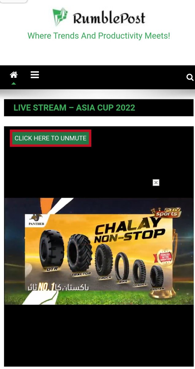 dr_saadiqbal's tweet image. Share to care.

If someone still haven't found access to live streaming of #pakvsindiamatch , well simply go to
 rumblepost.com 

And watch it easily. 🇵🇰🇮🇳🏏

#PakVsInd #INDvsPAK #cricket #AsiaCup2022 #icc #livestream