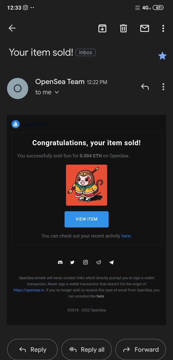 Sun has been sold to the new owner <a href="/pikochanNFT/">Piko-chan</a> , congrats for the first buyer.. Thankyou for supporting us.. yippikaiye Oddies.

#NFTsales #NFTCommunity #NFTs