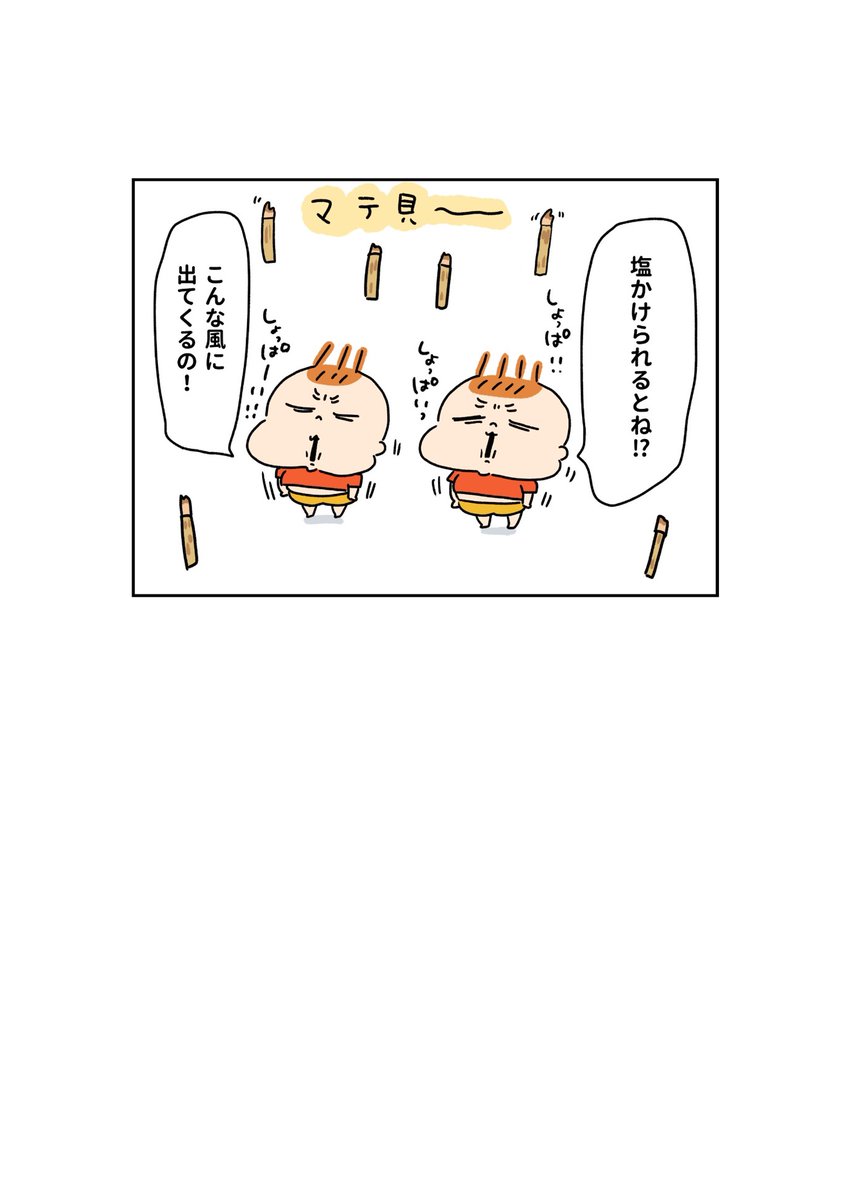 マテ貝ブーム👶👶 