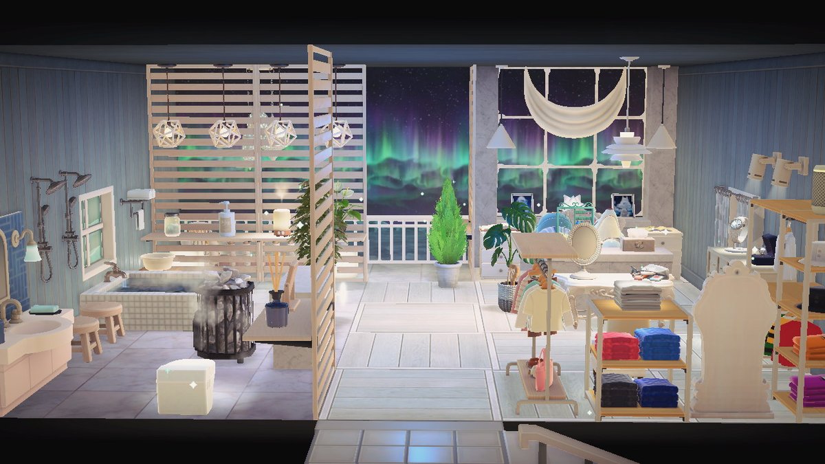 boobitsky's tweet photo. 50th #HappyHomeParadise clients were the big one: My absolute favorites, the King &amp; Queen of my islands, Hans &amp; Whitney <3 Since they are a yeti &amp; an arctic wolf, their home is a winter chalet :-)

#acnhhans #acnhwhitney #acnhdesign #AnimalCrossing #ACNH #NintendoSwitch https://t.co/Hf3IZ530xx