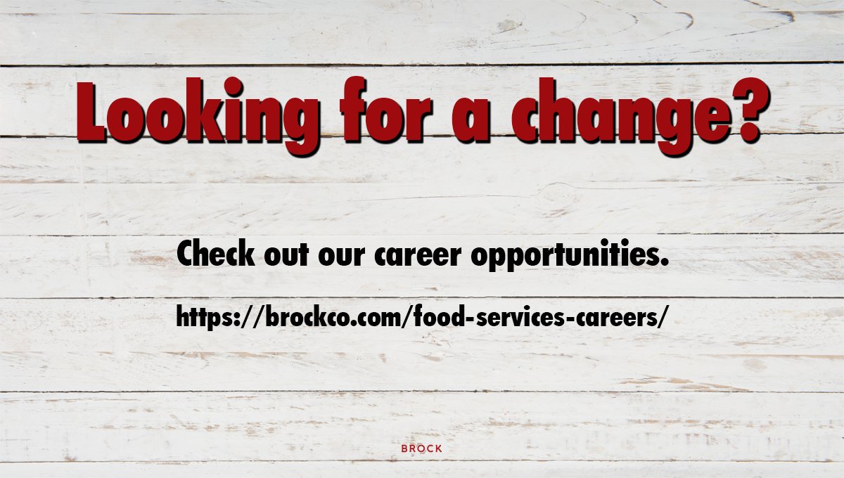 brockcoinc's tweet photo. We have immediate full-time #foodservicejob openings in #MA, #RI, #NY, #NJ, #PA, & #MD.
Monday - Friday - No Nights - No Weekends
Medical, Dental & Vision/Paid Time Off/401 (K) Plan/Life & AD&D Insurance/FSA
Email cwhalen@brockco.com for details - https://t.co/M15MhREJge https://t.co/A4YDt052Hm