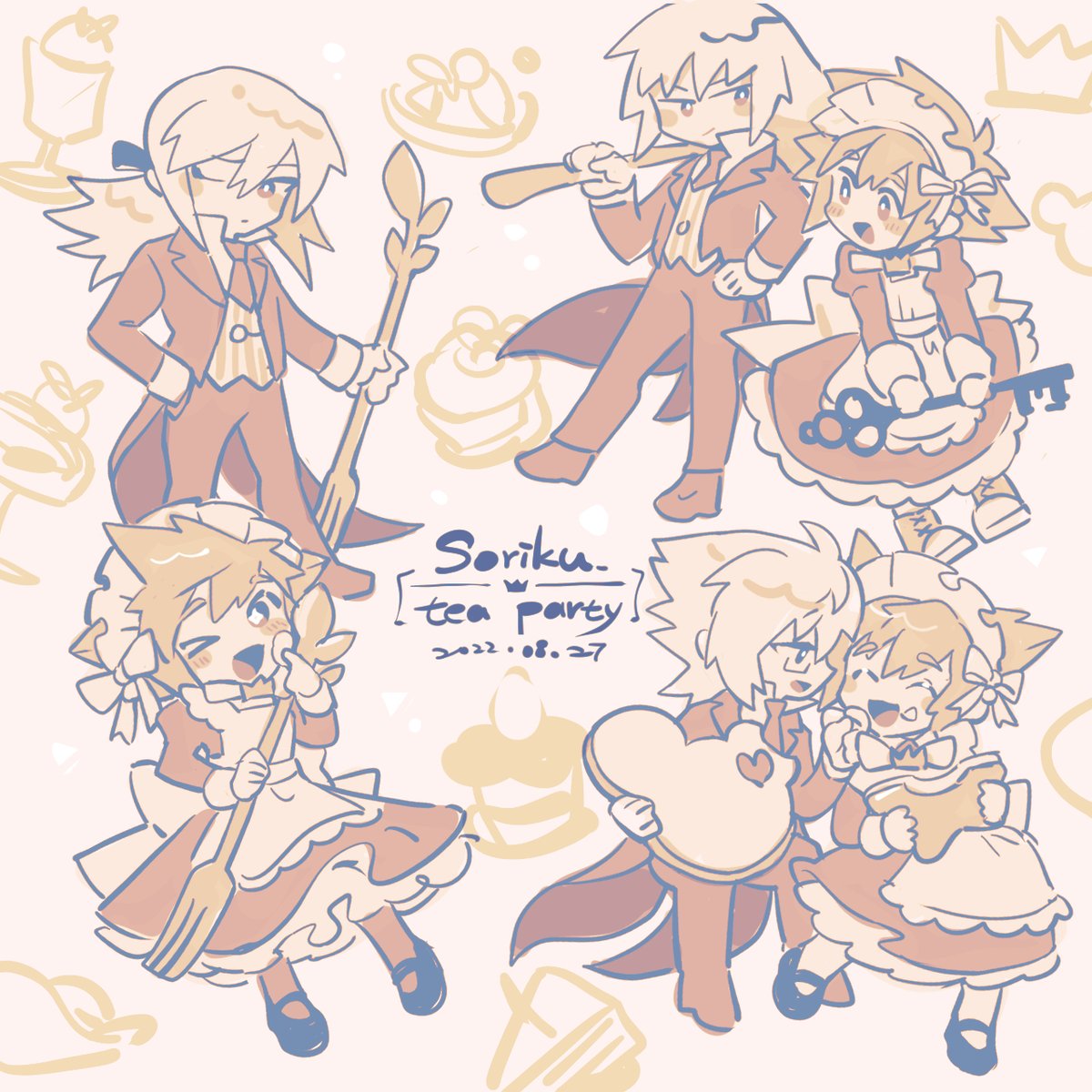 MeLay_KH's tweet photo. 👑soriku tea party🗝
🌟2022/08/27🌟
🌟with @freedomfish1 🌟
あ〜〜楽しかった！🥰 https://t.co/N8jHOSHBOs