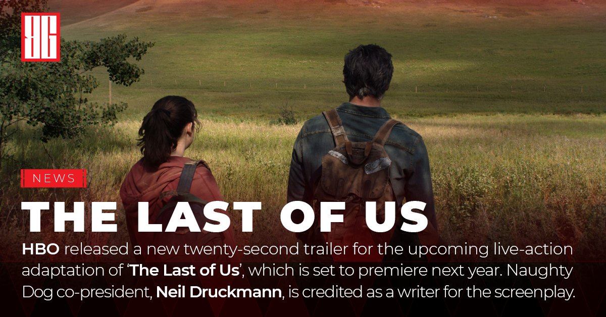 bgeekeu's tweet photo. 🍿 A 20-second glimpse at @PedroPascal1 and @BellaRamsey as #Joel and #Ellie respectively is all we get this time. We'll take all we can get at this point.

#TheLastofUs #lastofus #naughtydog #HBO #HBOMax #nieldruckmann #sony #PlayStation #PlayStationStudios https://t.co/32nuQmDepi