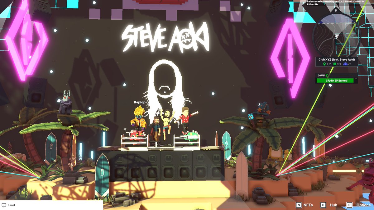 MiswarAlan's tweet photo. @TheSandboxGame @steveaoki I just participated in the #SandboxAlphaS3Giveaway for a chance to win 500 SAND! On stage with Steve Aoki, check out my screenshot below!
👇 https://t.co/FttKVDMuEF