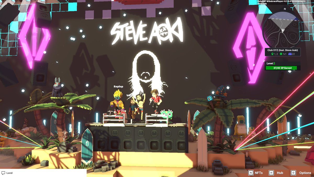 MiswarAlan's tweet photo. @TheSandboxGame @steveaoki I just participated in the #SandboxAlphaS3Giveaway for a chance to win 500 SAND! On stage with Steve Aoki, check out my screenshot below!
👇 https://t.co/FttKVDMuEF