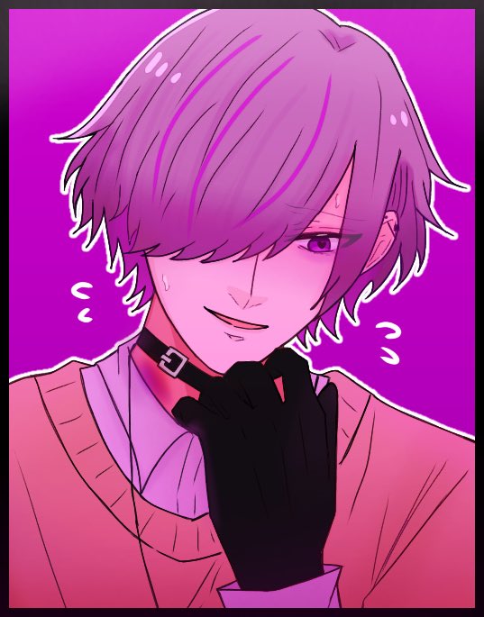 #今月描いた絵を晒そう
LOVE……💜💊💴 