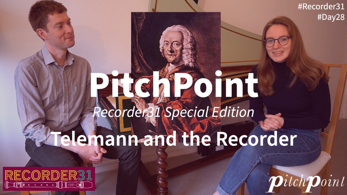 earlymusicshop's tweet photo. Welcome to our #PitchPoint #Recorder31 Special Edition.

In this episode, join @MaryJannetLeith and @ThomasAllery and explore the influential recorder music of GP Telemann alongside a brand new recording from @EnsembleHesperi's recent @CityMusicF concert!

https://t.co/iLOfQfqBBl https://t.co/NaI0hf4f5E