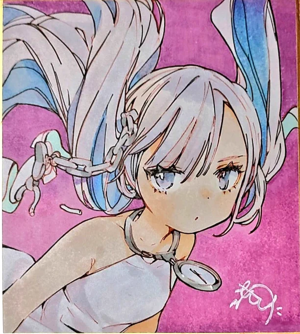 色紙だけ#今月描いた絵を晒そう 
