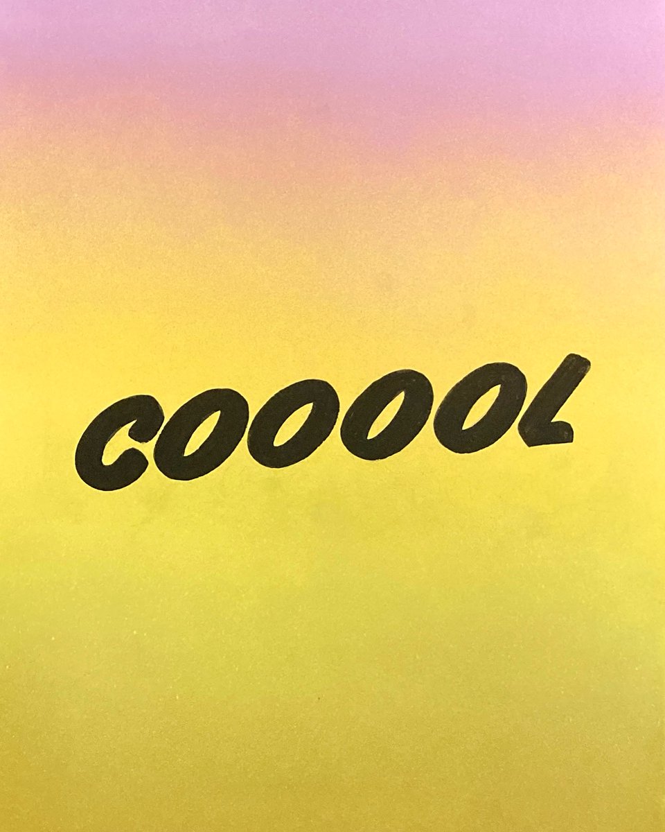 everydayphrase_'s tweet photo. #cooool A hand painted phrase everyday
#inspirational #quote #art #funny #print #original #handpainted #signwriting #font #everydayphrase #quoteoftheday #spraypaint #graffiti #saying #artforsale #artist #everyday #daily #alwayshandpaint #typography #colourscheme #colorscheme https://t.co/XVJDVGPOIs