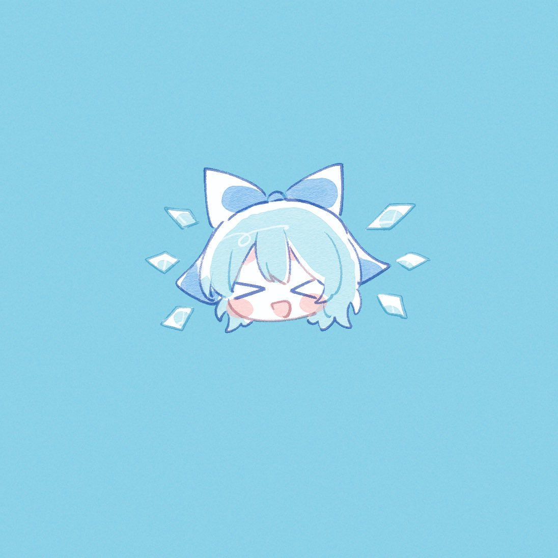 チルノ(東方Project) 「チルノちゃん 」|いちは🥣例大祭う15aのイラスト