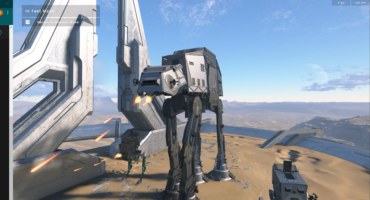 DanBrindleyArt's tweet image. Got around to making that AT-AT in #Halo Infinite Forge :)