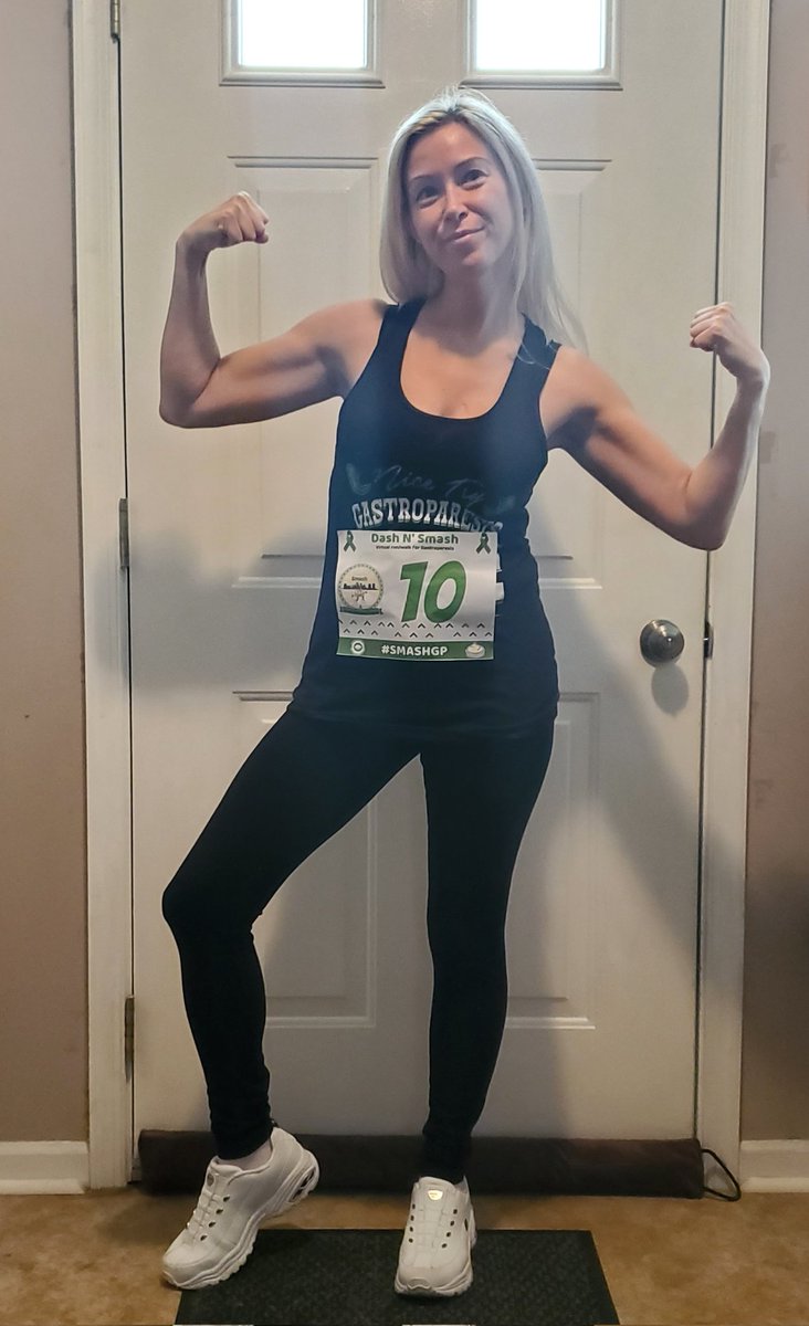 MelodyM1978's tweet photo. Day #28 of #gastroparesis awareness month

Getting ready to take my buddy with me to do my virtual #DashNSmash #gastroparesis run/walk 💚

#CureGP
#smashGP https://t.co/I1oEuARpVm