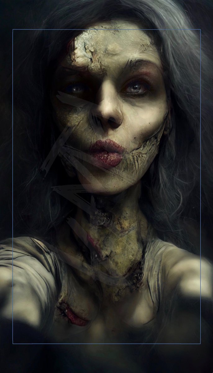 TheRebelWA's tweet photo. In collab with @Morph_VGart, my submission for the #zombieartcollective
_Selfie
- 10/10 editions
- first 5 @ 1 $XTZ
- Link drops soon enough, as pieces are staggered for
#objkt #AIart #aiPlusHuman is my medium
Watch this and @Morph_VGart space. https://t.co/eXqPk0FIai
