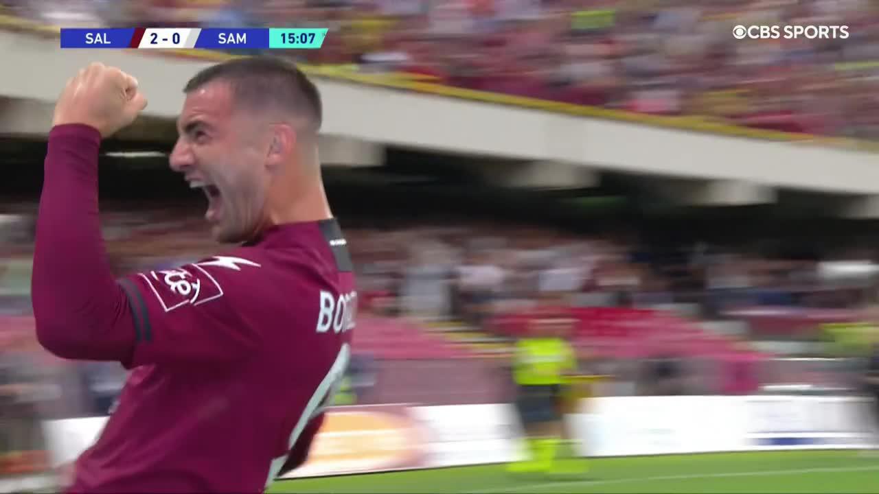 Federico Bonazzoli strikes against his former team 💥

Salernitana double their lead over Sampdoria 👏”