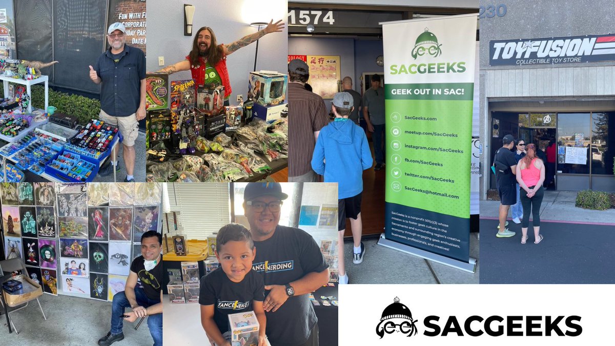 SacGeeks is hanging out at <a href="/toyfusion/">Toy Fusion</a> Toy Sale and Swap! #swap #sale #toys #artist #geeks #sacgeeks