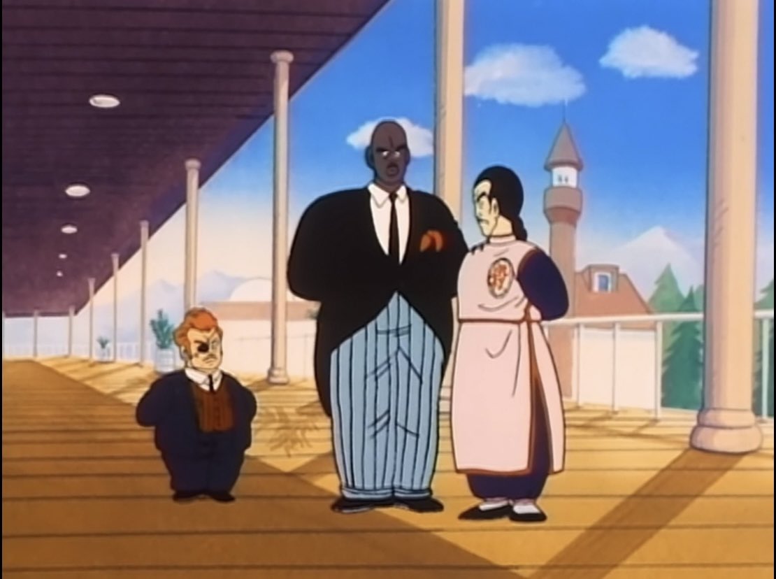 JacobMillerDL's tweet image. Love the running gag in the Dragon Ball series where the leaders of the Red Ribbon Army are always tiny. Bro is all of three feet tall here lmao