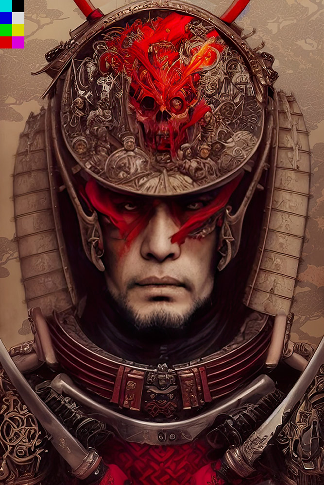 Dark Shogun  

#art #aiart #nftart #digitalart #darkfantasy #stablediffusion #aiartcommunity #fantasyart #generativeart #horrorart #samurai #digitalpainting #デジタルアート