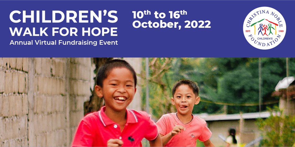 CNCF_int's tweet photo. Children’s Walk For Hope is back! ⭐️ 
This year, in conjunction with World Mental Health Day, 10th Oct, we will be raising awareness around the critical issue of #mentalhealth &amp; the importance of #psychological well-being, particularly in childhood development.#CWFH2022 https://t.co/mBixY7fZwf